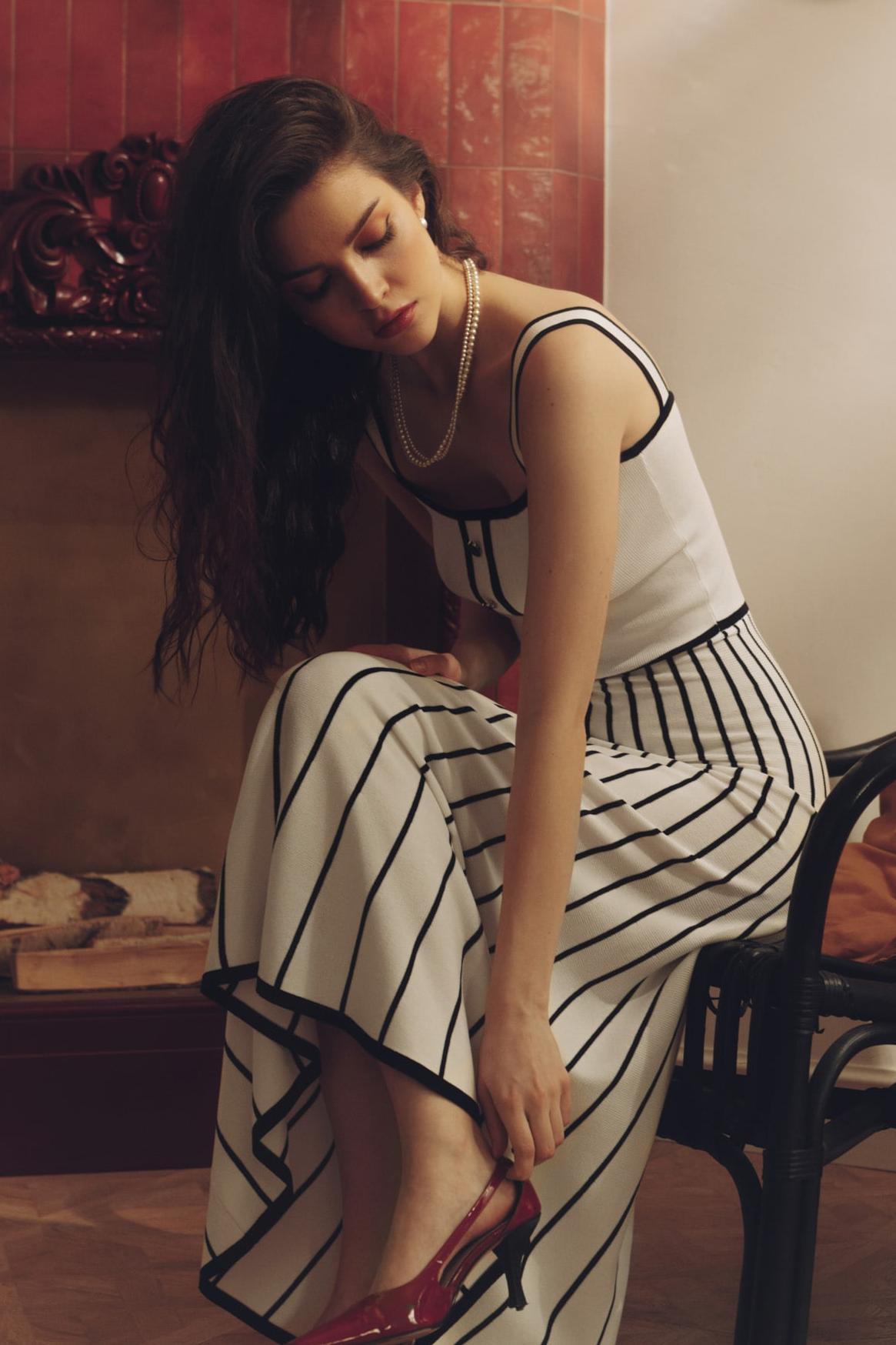 Vestito Midi Cami Pag Knit