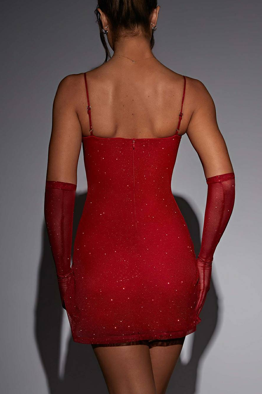 Vestito Mini Pixie - Luccichio Rosso