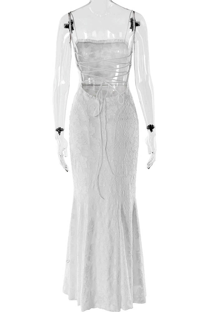 Tied Allure – Abito Slim Senza Spalline