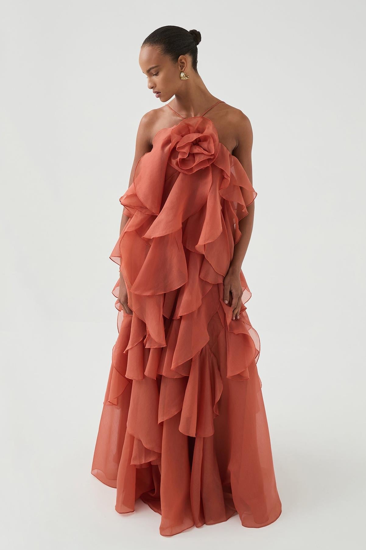 Vestito lungo Tartar Castle Stacks Maxi