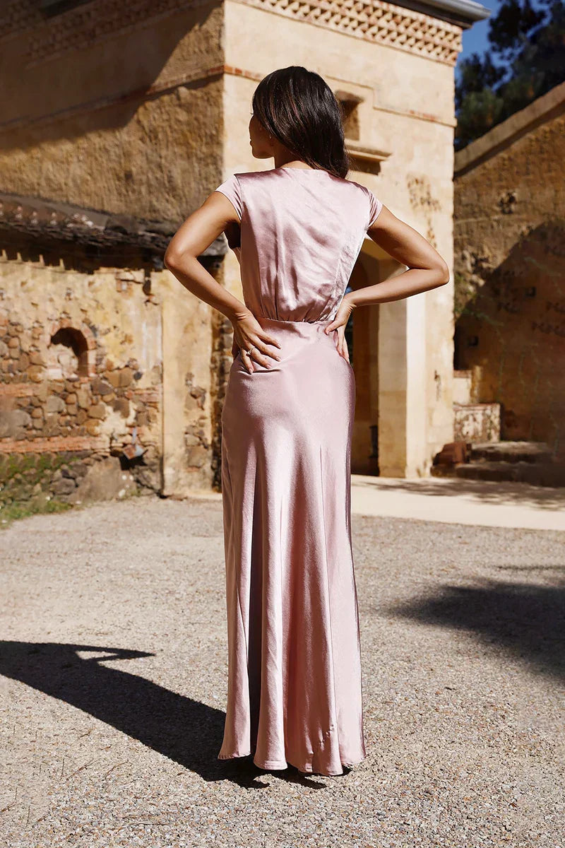 Vestito Maxi Selma - Rosa Polvere