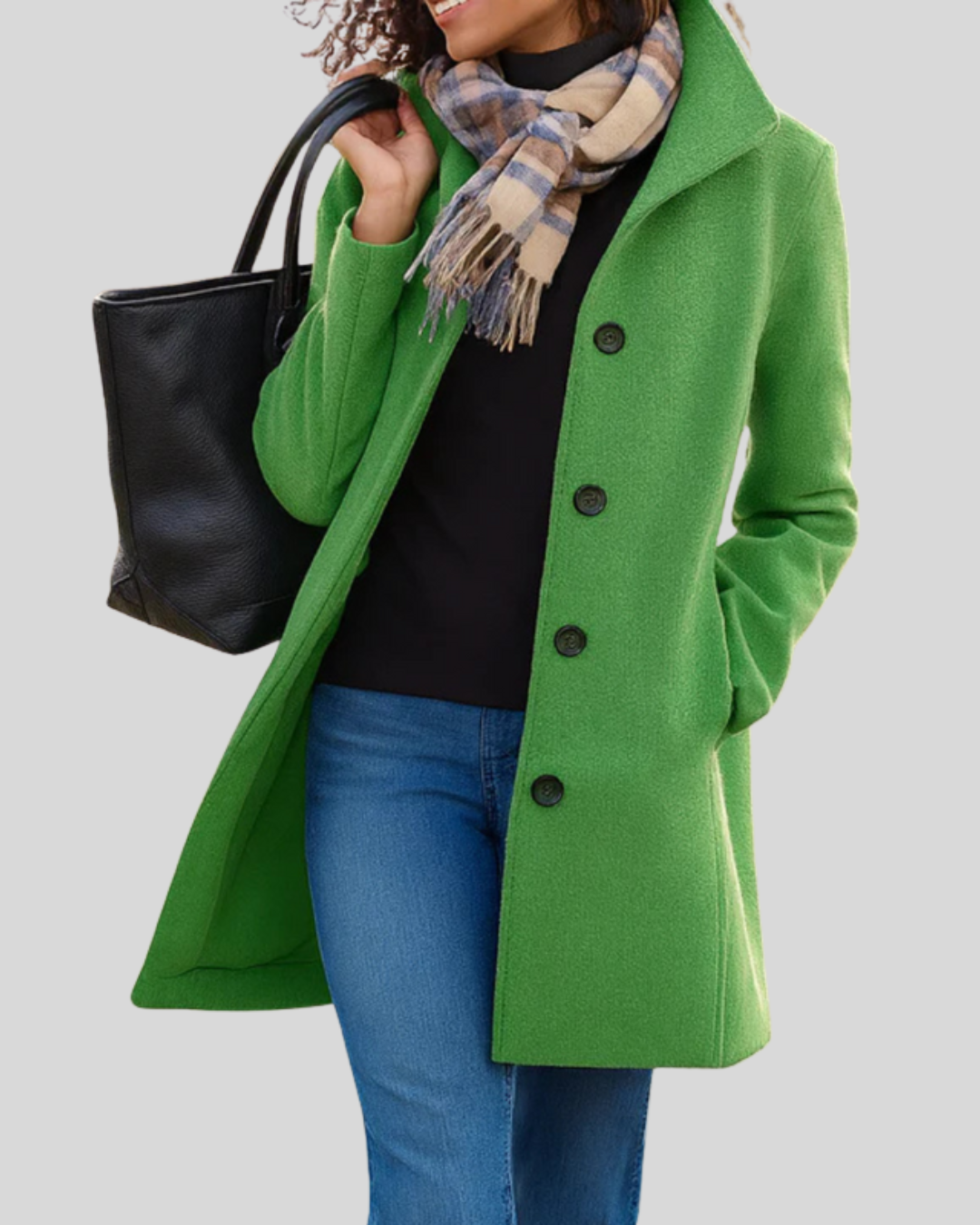 Zuzana | Cappotto Classico con Bottoni