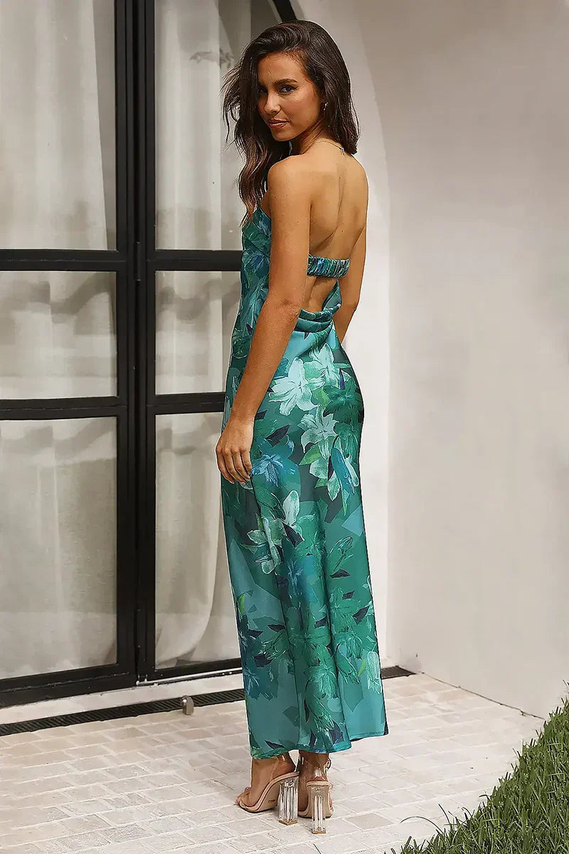 Vestito Maxi Miya - Stampa Verde
