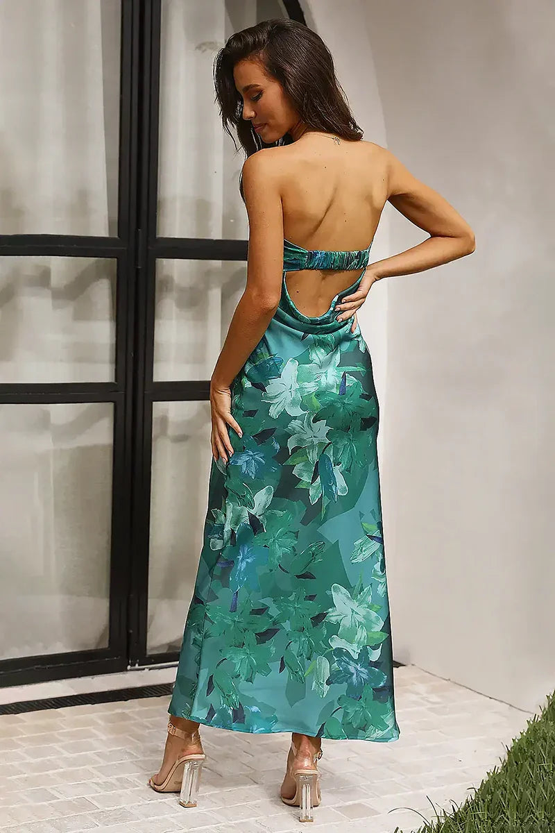 Vestito Maxi Miya - Stampa Verde