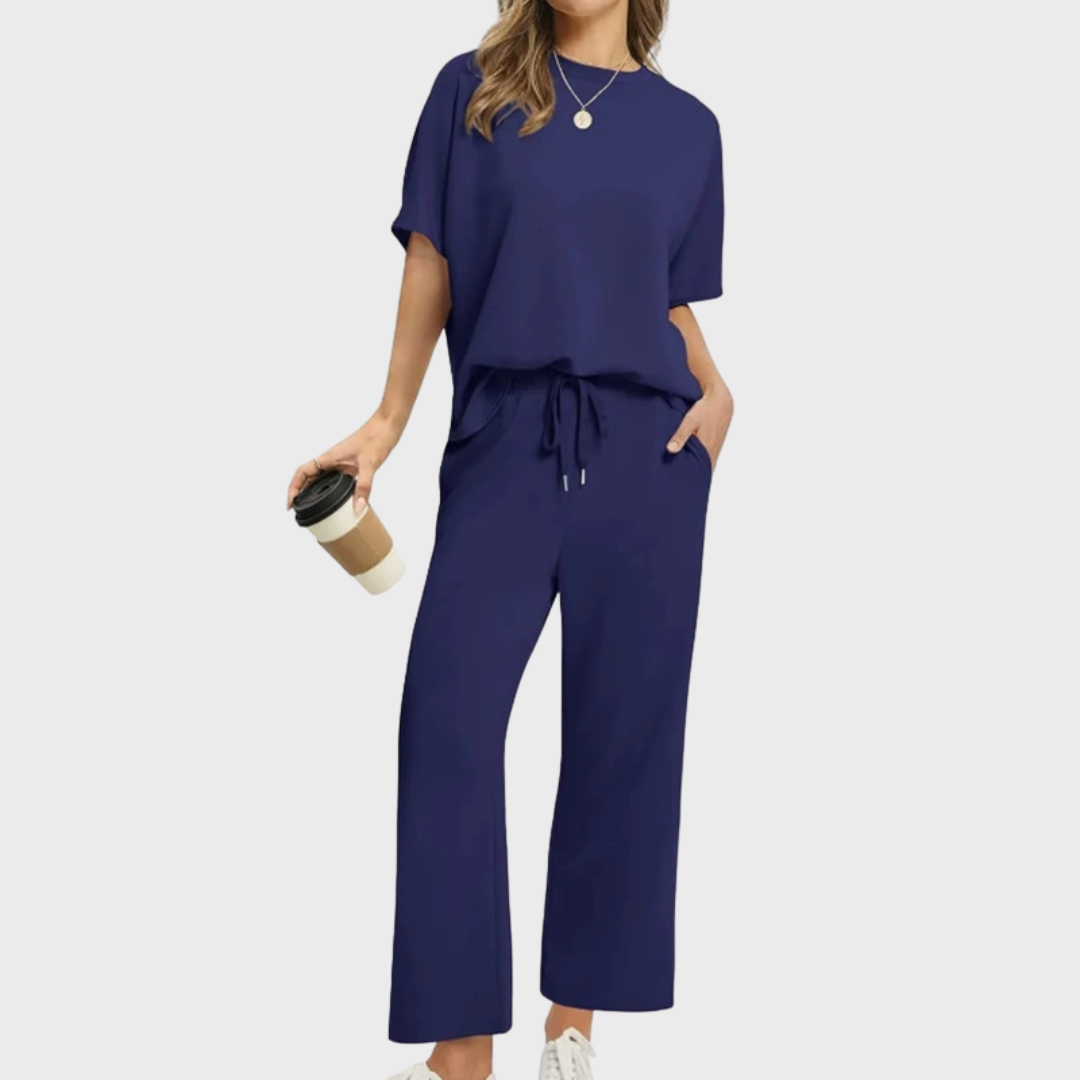 Tyra – Completo di pantaloni morbidi con silhouette rilassata