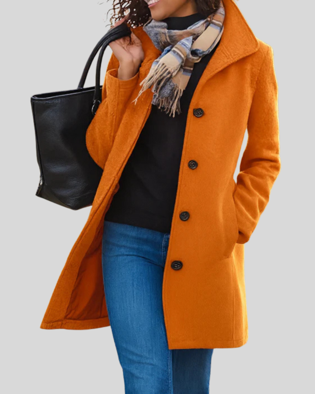 Zuzana | Cappotto Classico con Bottoni