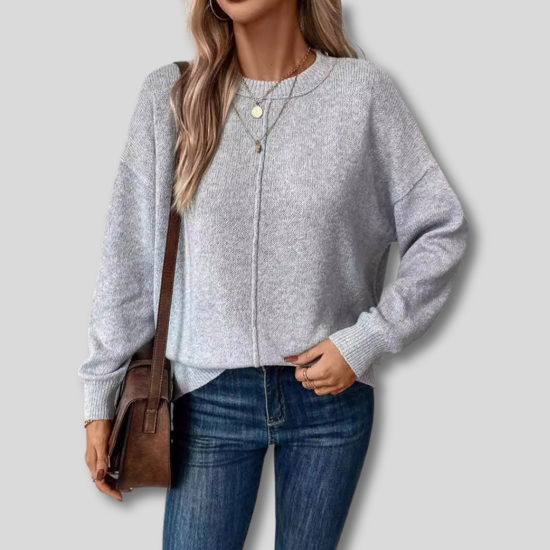 Maglione Morbido con Stile D'Epoca
