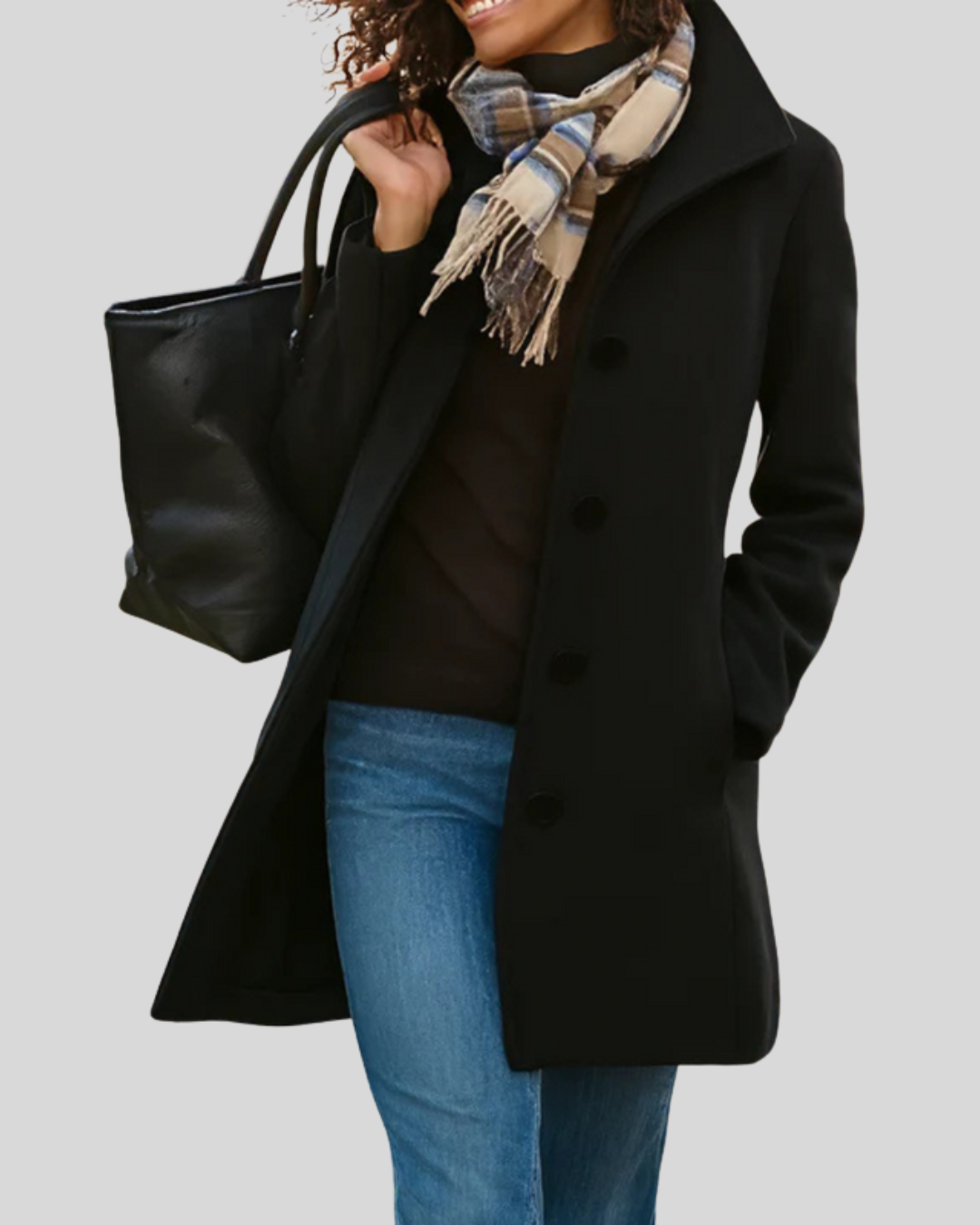 Zuzana | Cappotto Classico con Bottoni