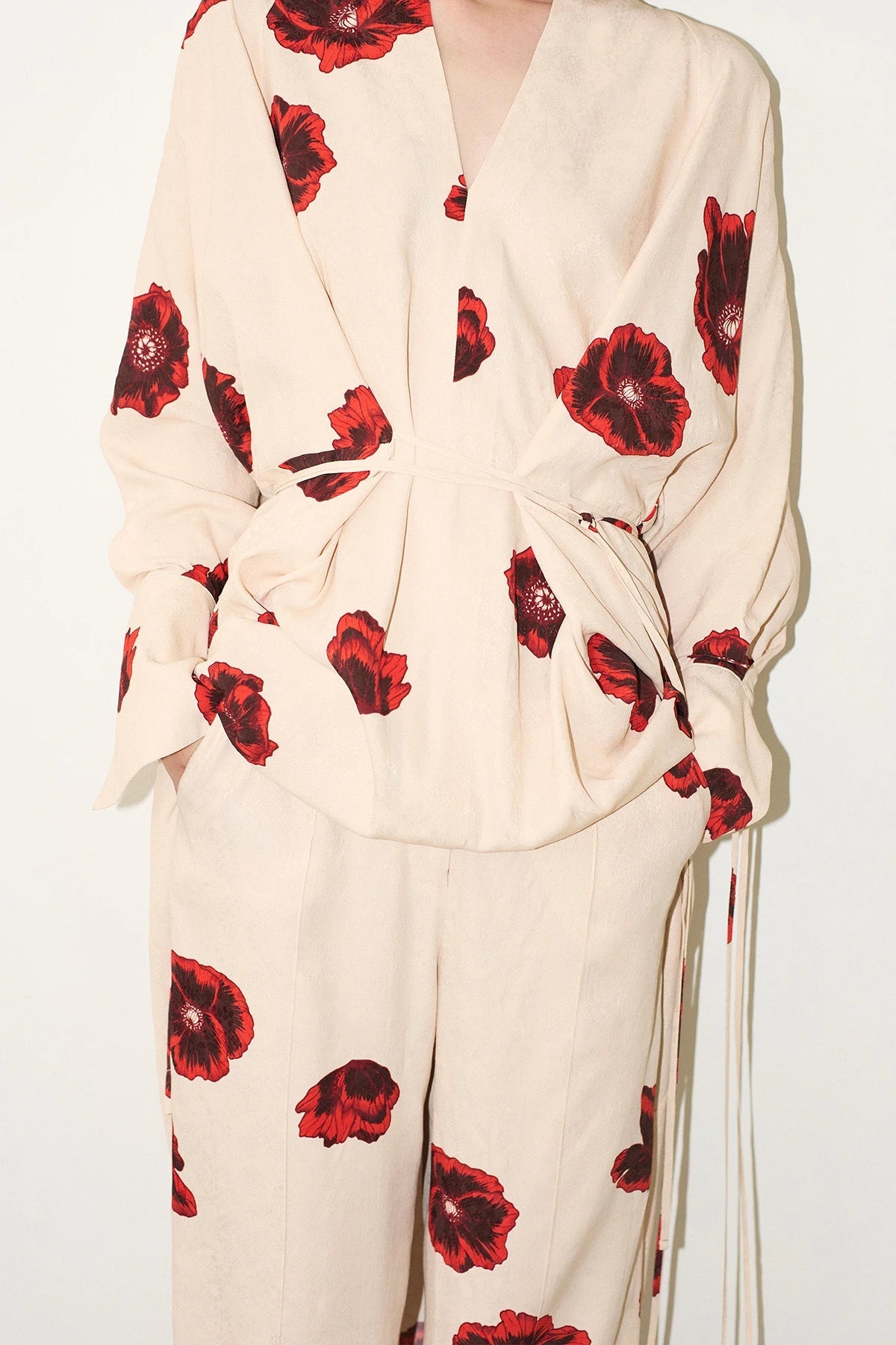 Abito Kimono con stampa Sahara
