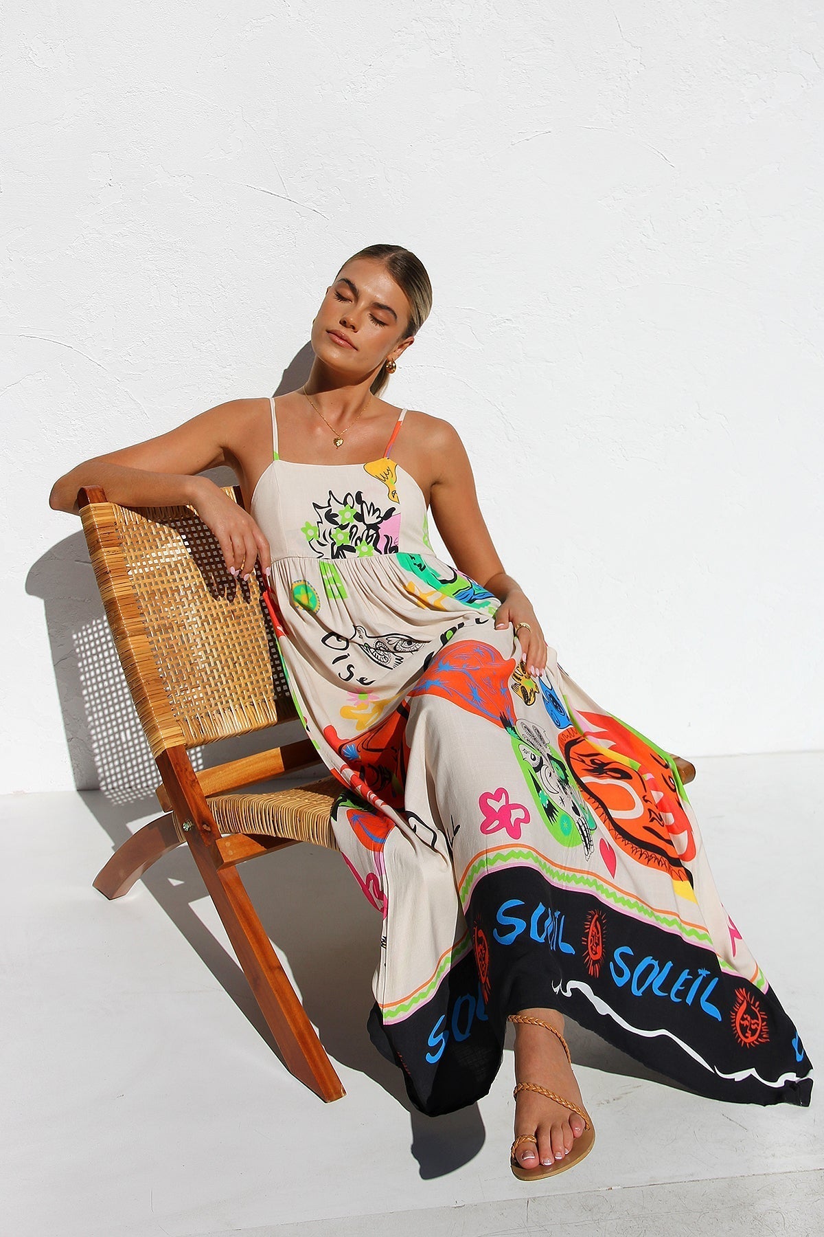 Vestito Dasha MULTICOLOR ARANCIO