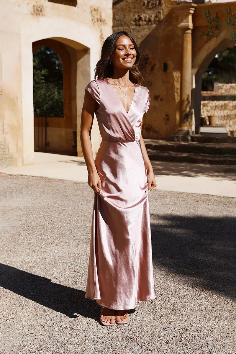 Vestito Maxi Selma - Rosa Polvere