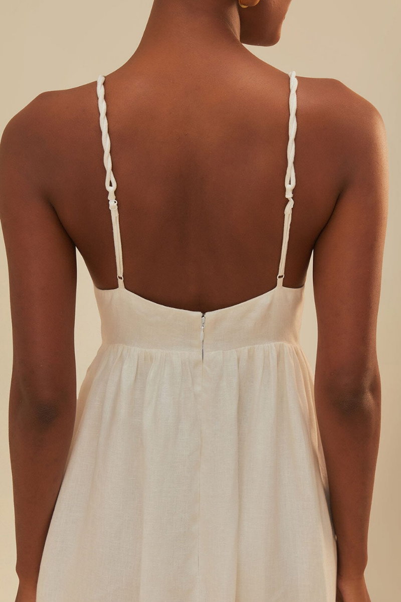 Vestito Maxi con Spaghetti Laura a Fetta di Cocco