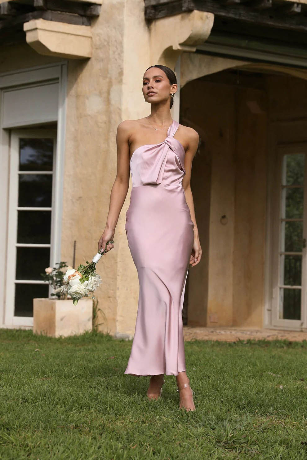 Vestito lungo Greta - Rosa