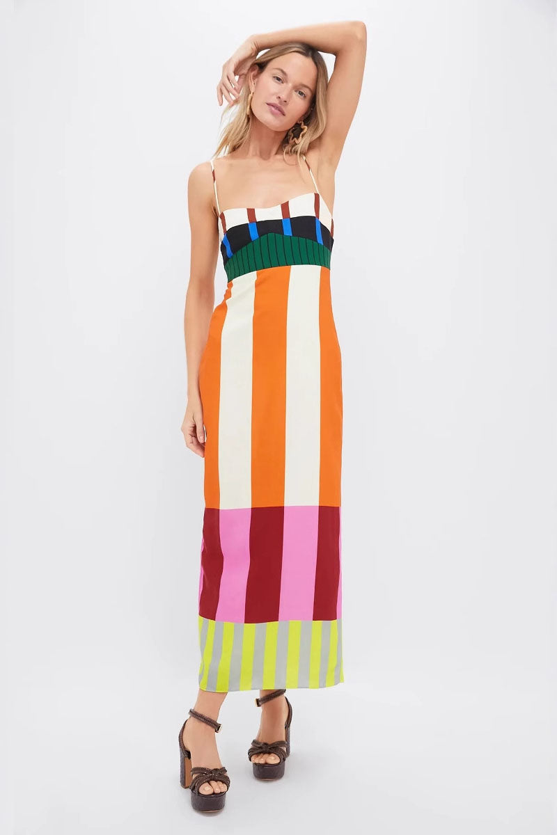 Bengal Multi Paloma Abito Maxi
