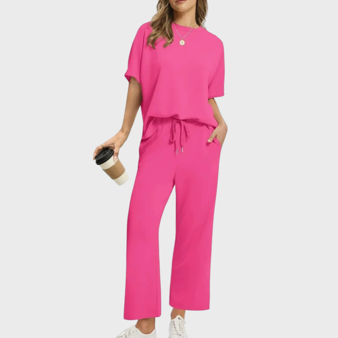 Tyra – Completo di pantaloni morbidi con silhouette rilassata