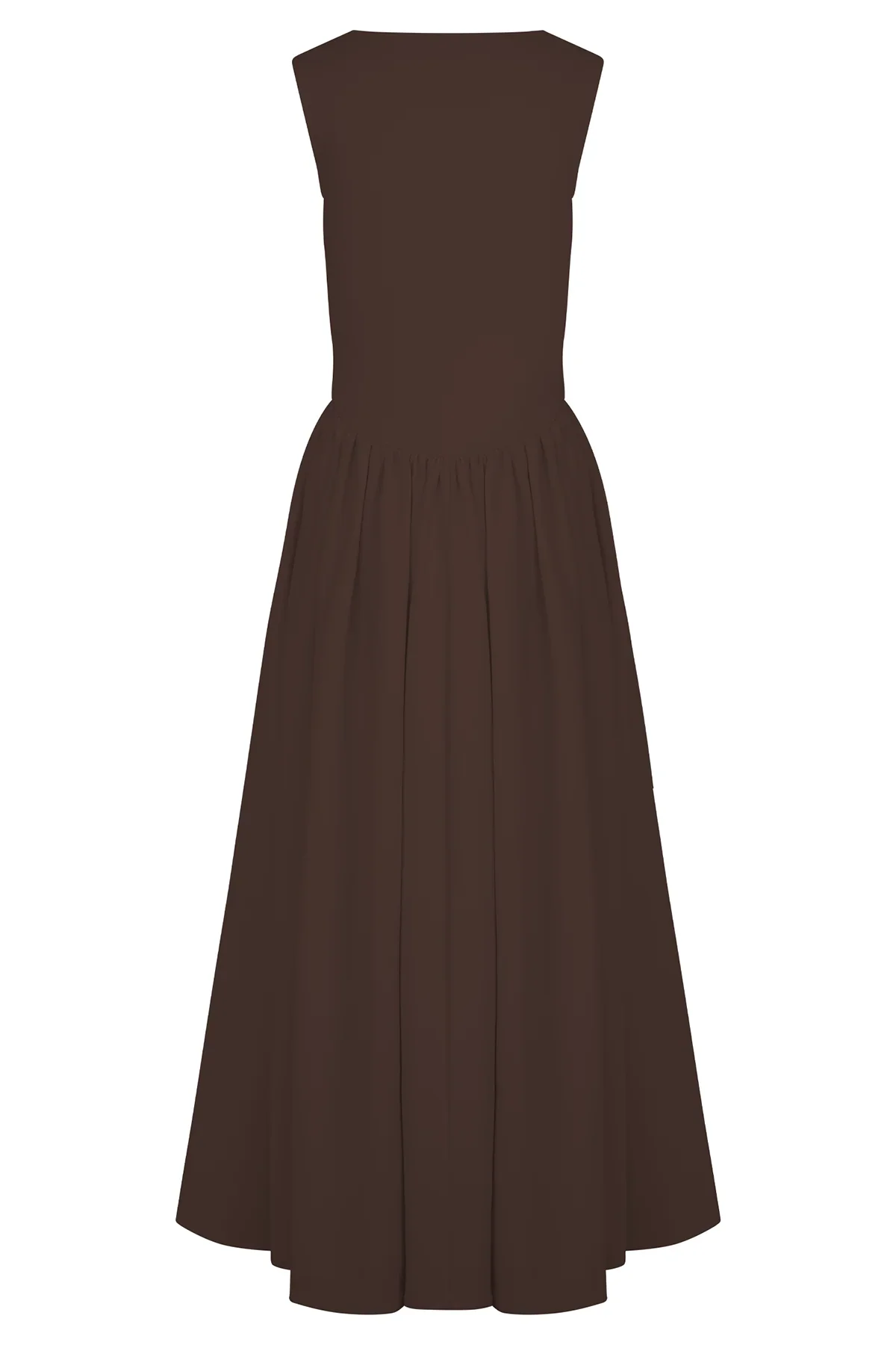 Vestito Midi SHARON - Marrone Cacao