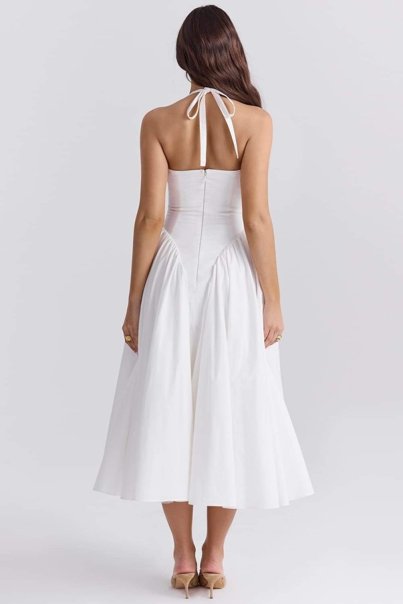 Vestito midi con scollo a halterneck e schiena scoperta di Alice