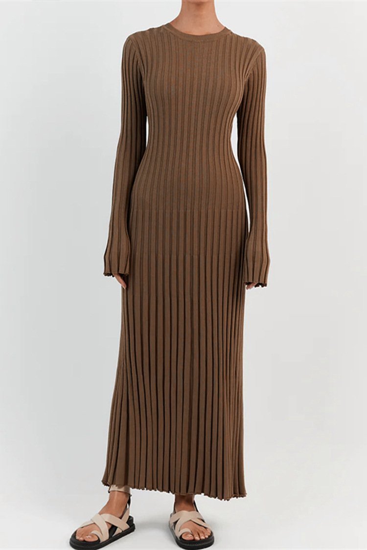 Vestito Maxi inMaglia con Balze su Fianchi Antonia