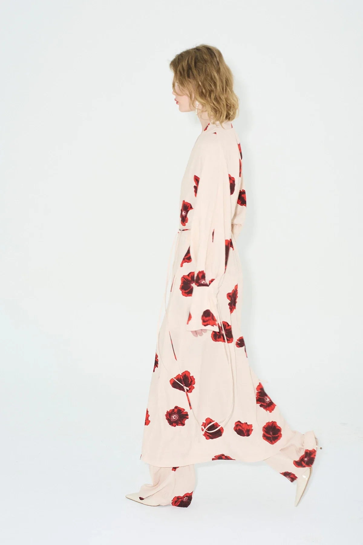 Abito Kimono con stampa Sahara
