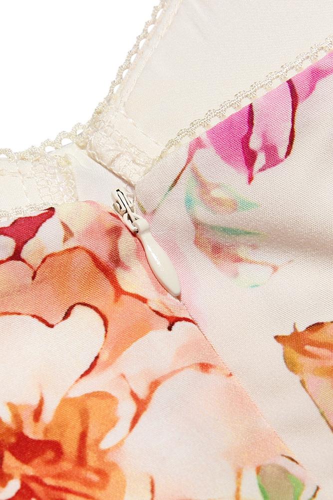 Vestito Midi a Campana Stampato Cottie