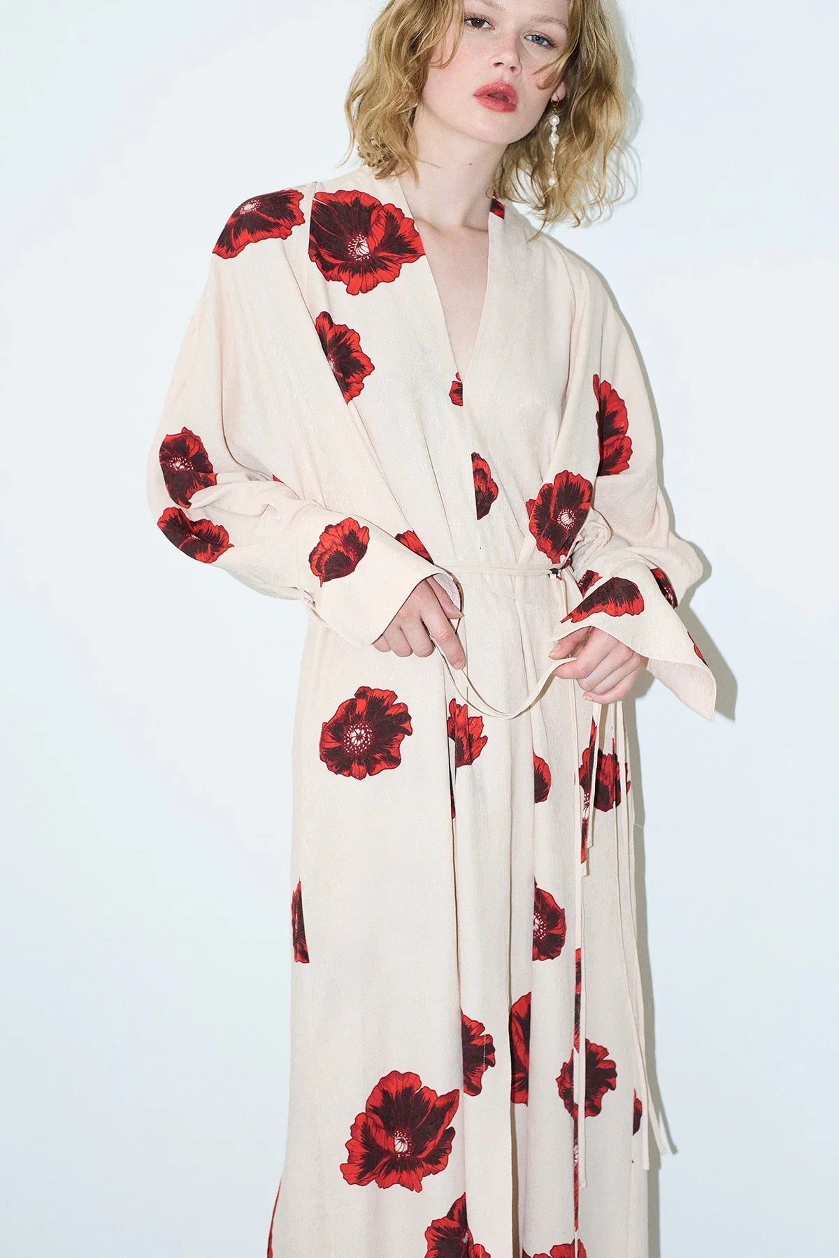 Abito Kimono con stampa Sahara