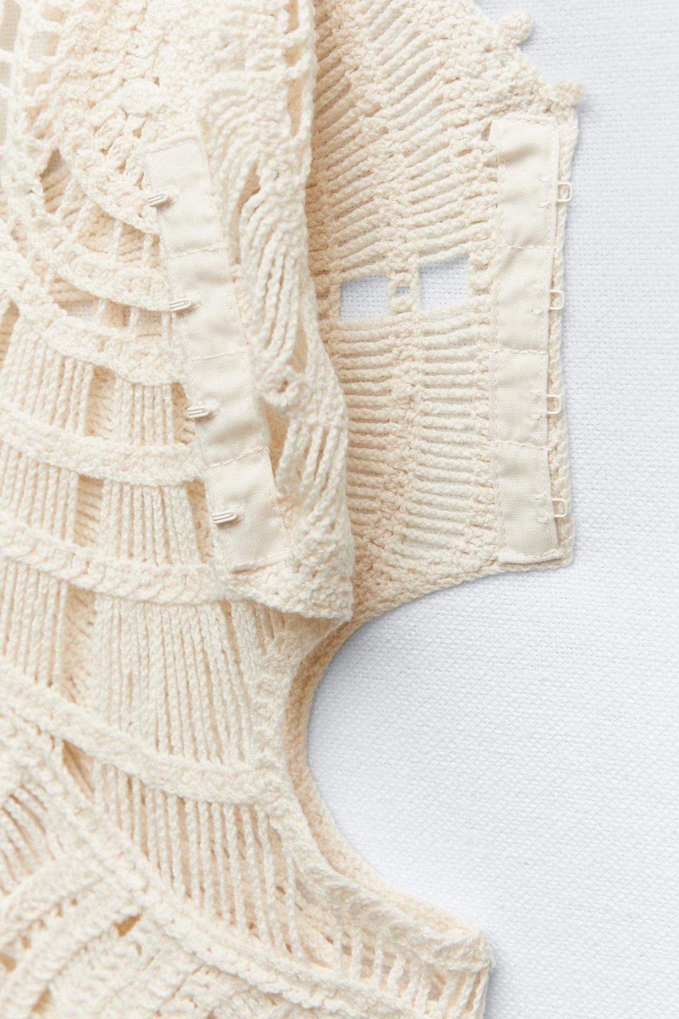 Vestito lungo in pizzo traforato Ethel