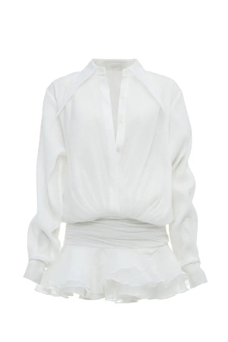 Felicia Minigonna in chiffon con camicia