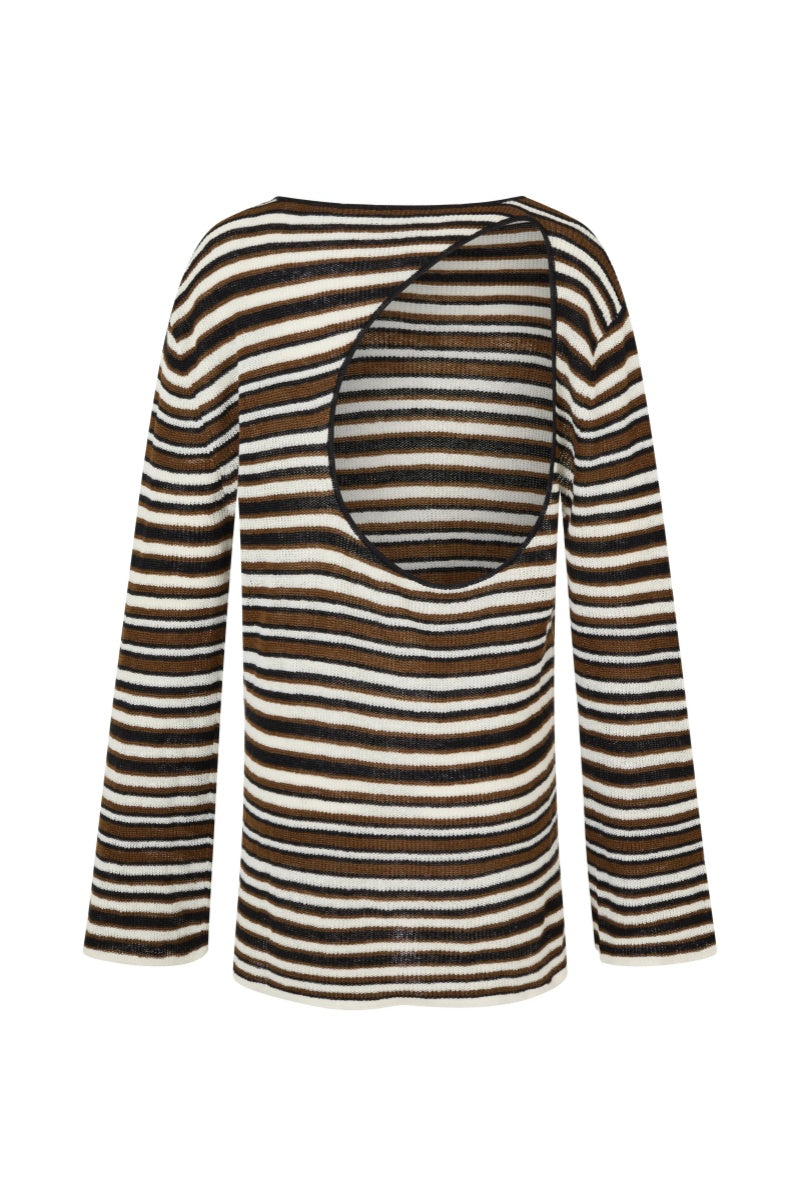 Vestito Mini a Maglia con Spacco Posteriore
