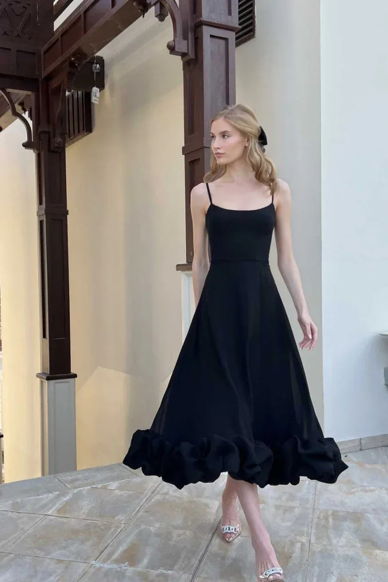 Vestito Midi con Asciutta Floreale Elegante