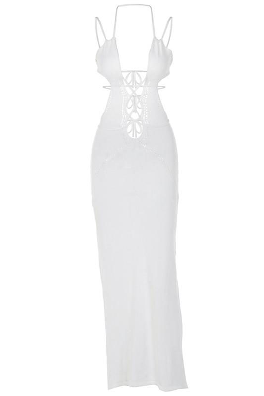 Vestito Maxi a Maglia Megan con Buco Vuoto