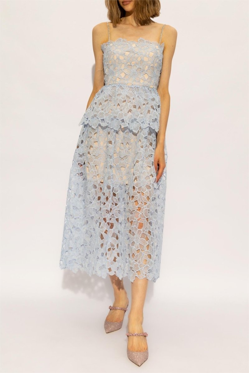 Vestito Midi Cami a strati in pizzo Ophelia