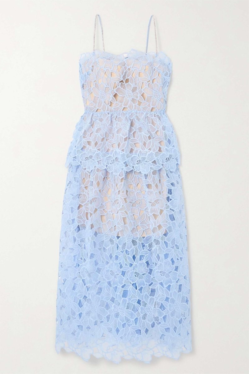 Vestito Midi Cami a strati in pizzo Ophelia