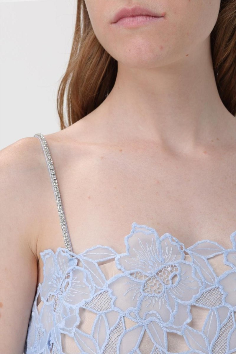 Vestito Midi Cami a strati in pizzo Ophelia