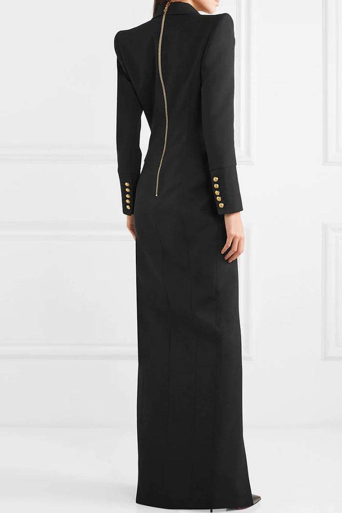Vestito lungo blazer tuxedo Simona