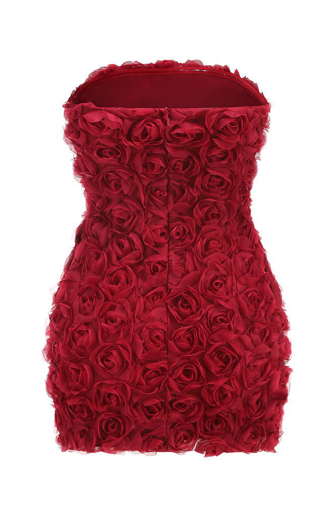 Abito Midi Blossom Flame