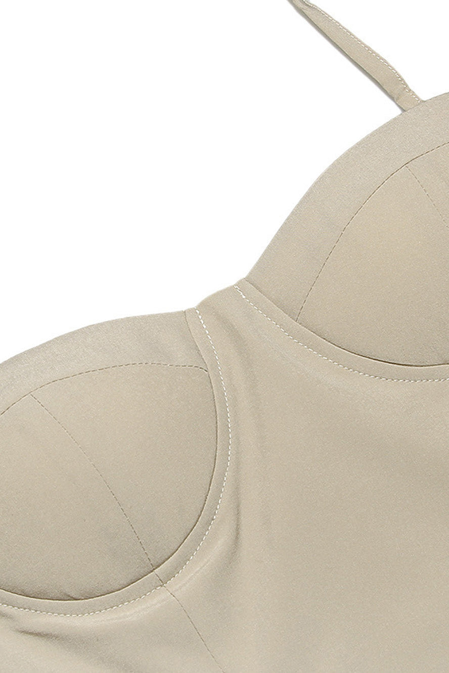 Vestito midi sexy con cinturino