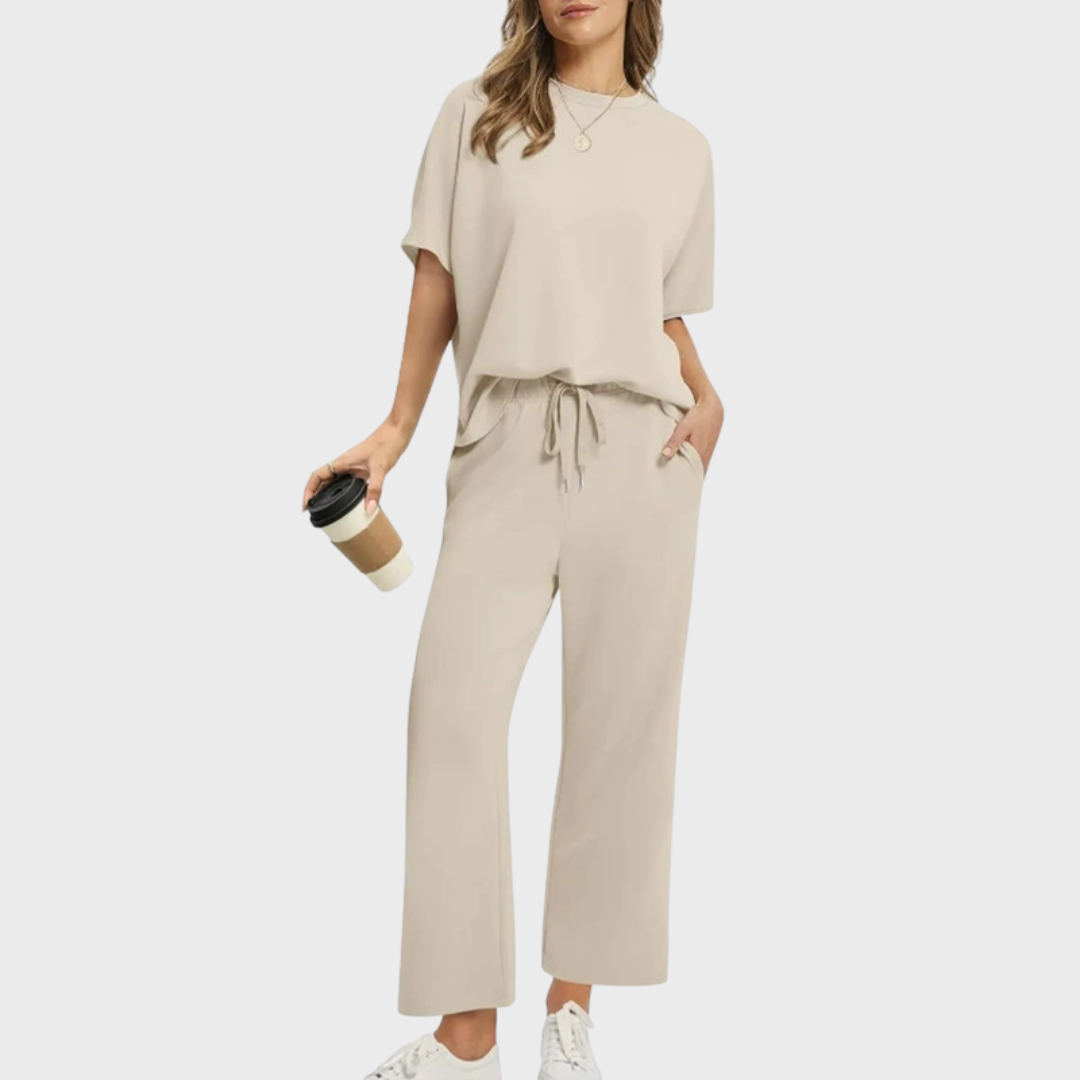 Tyra – Completo di pantaloni morbidi con silhouette rilassata
