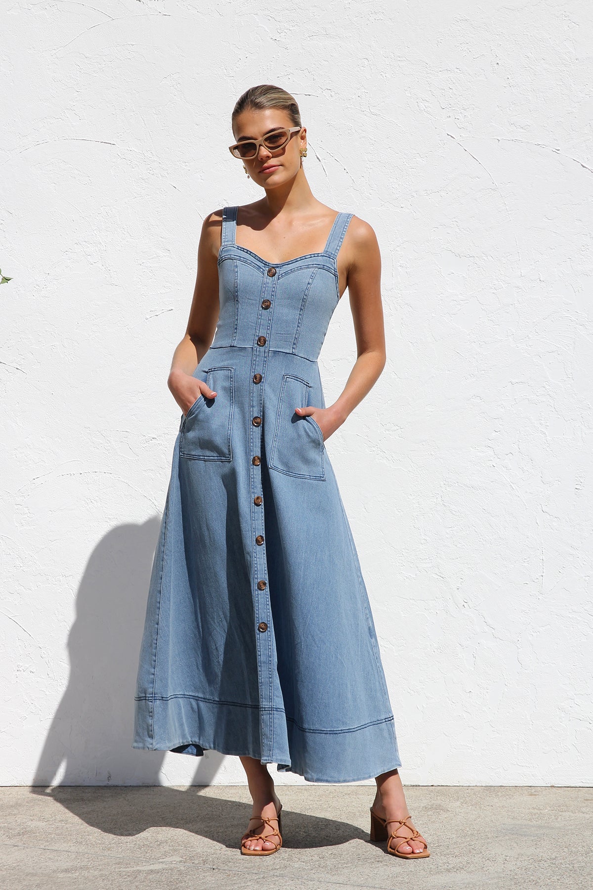 Vestito Danielle in jeans blu