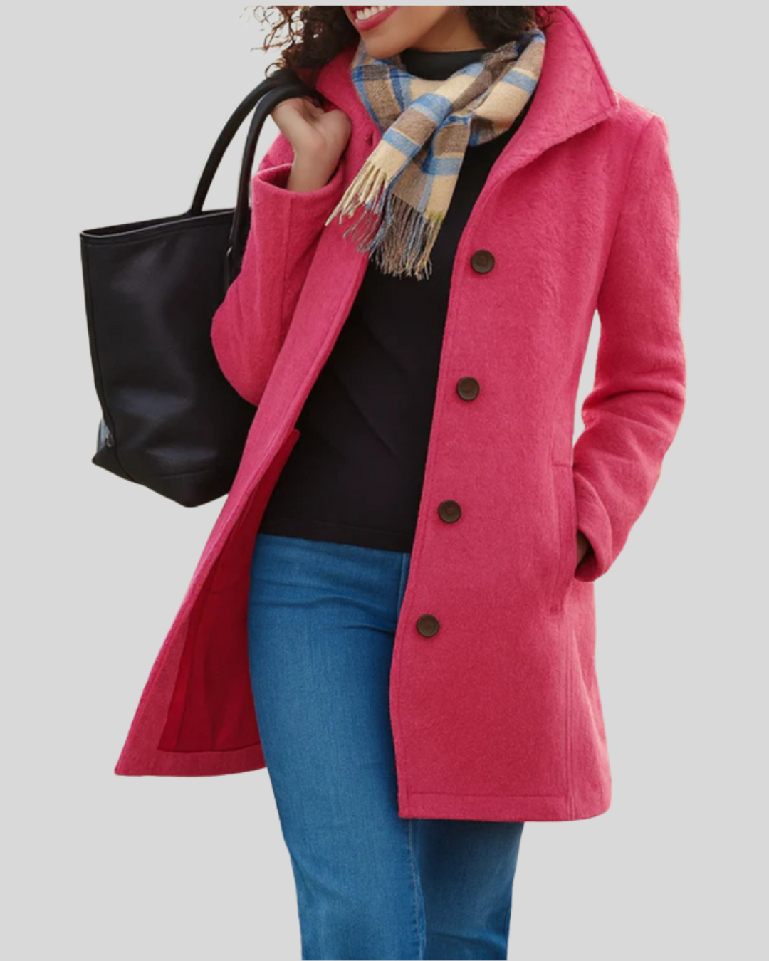 Zuzana | Cappotto Classico con Bottoni