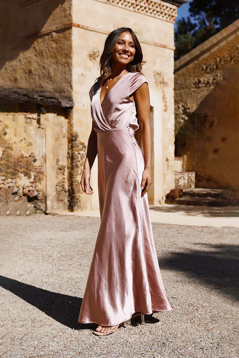 Vestito Maxi Selma - Rosa Polvere