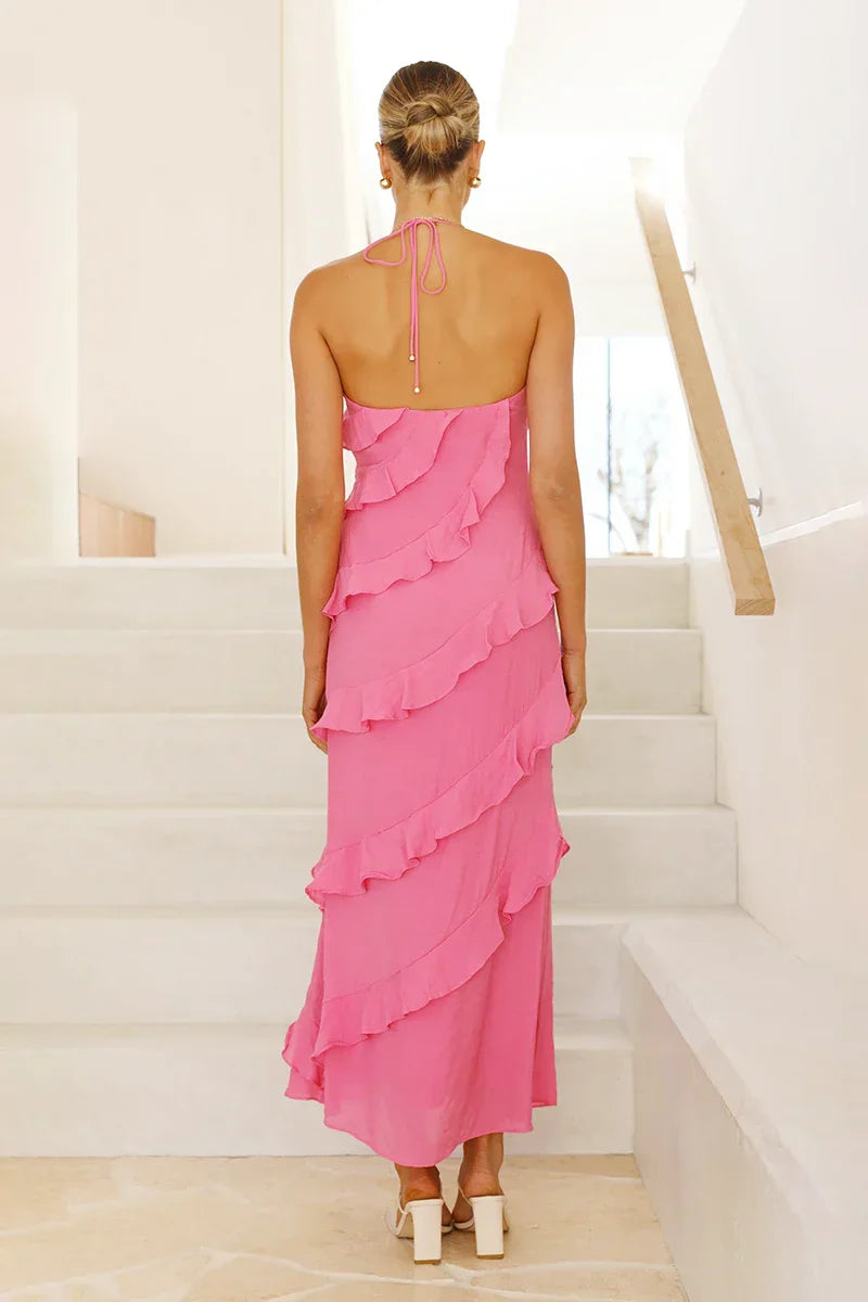 Vestito Maxi Sophia - Rosa acceso