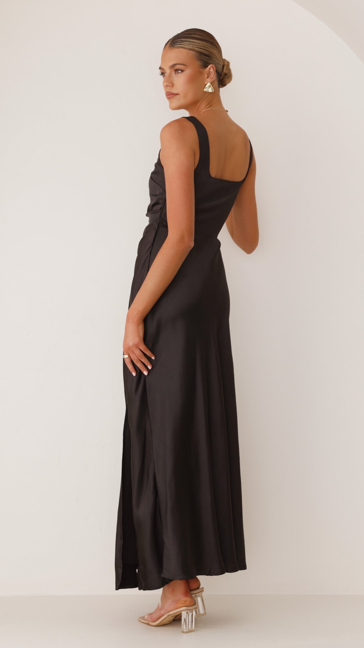 Vestito lungo Alaria - Nero