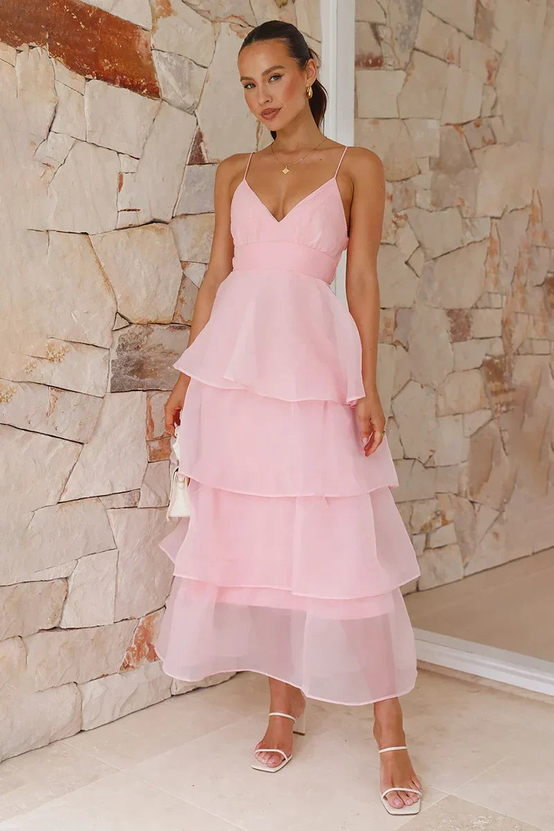 Vestito lungo Shayla - Rosa