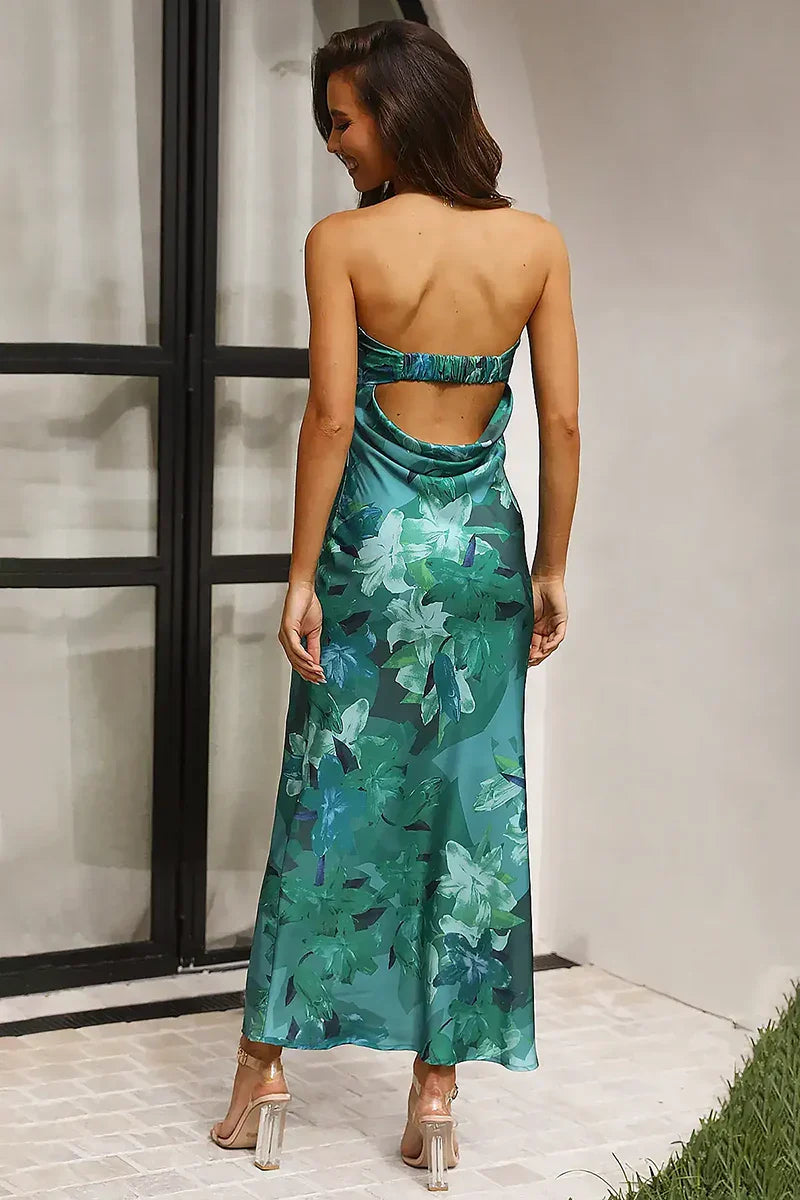 Vestito Maxi Miya - Stampa Verde