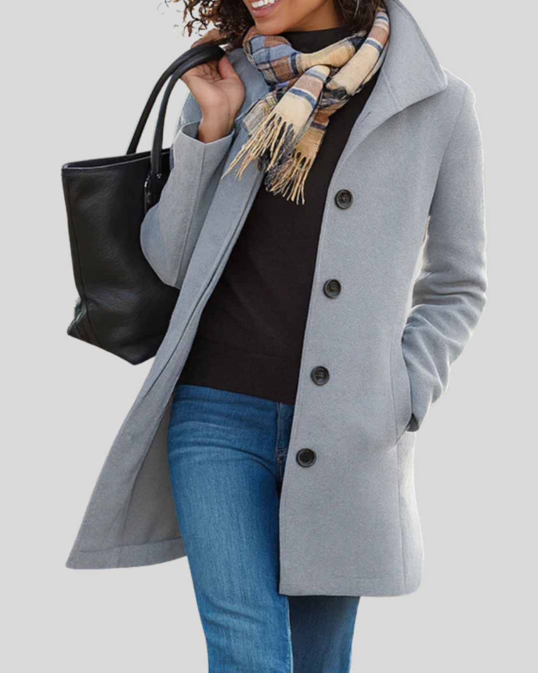 Zuzana | Cappotto Classico con Bottoni