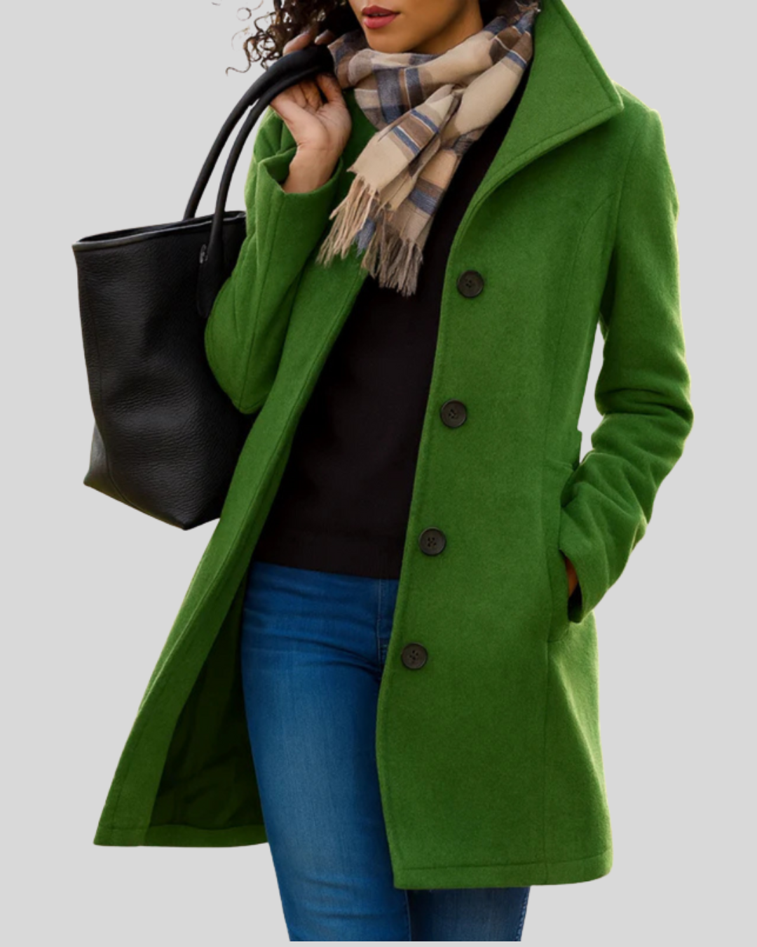 Zuzana | Cappotto Classico con Bottoni