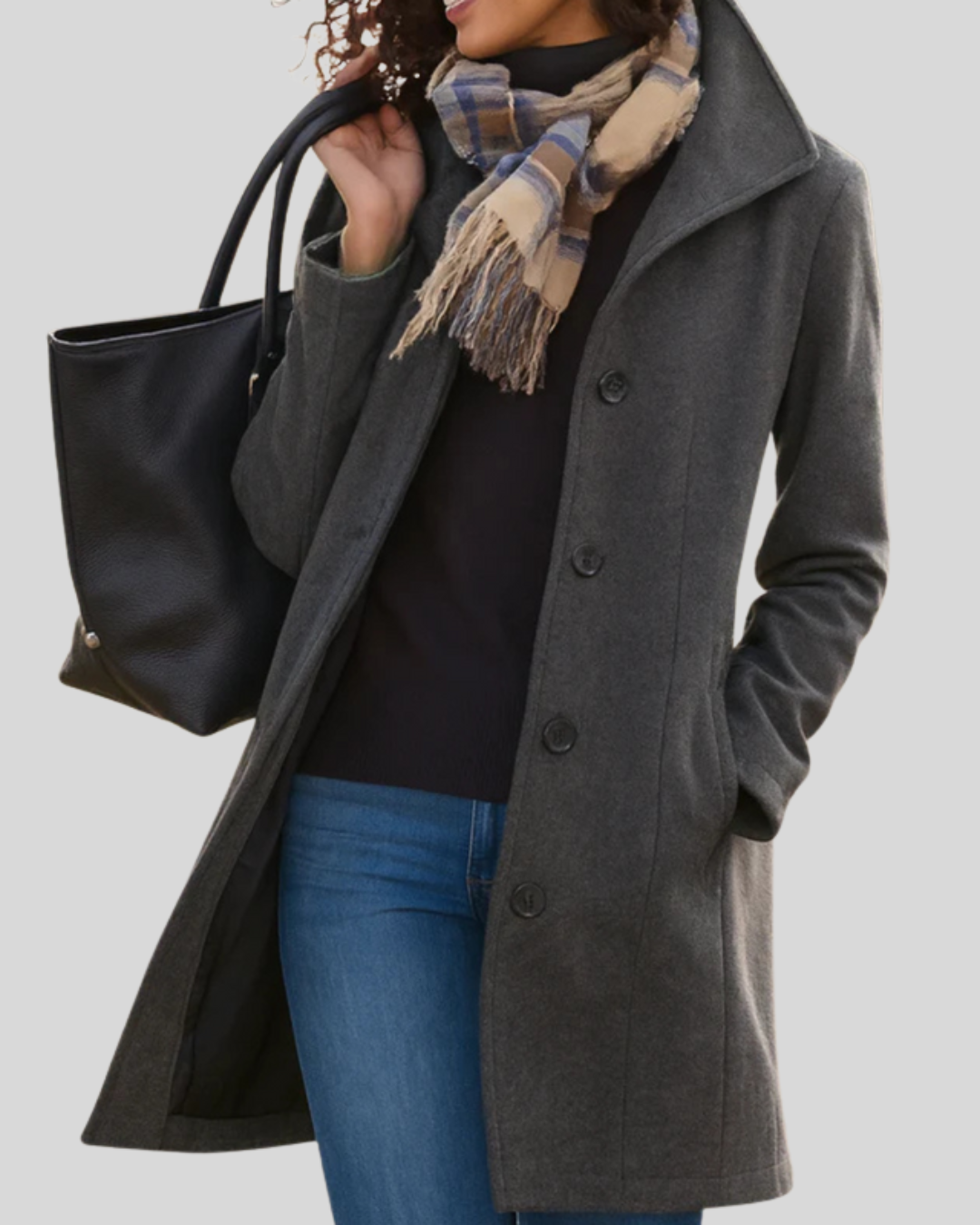 Zuzana | Cappotto Classico con Bottoni