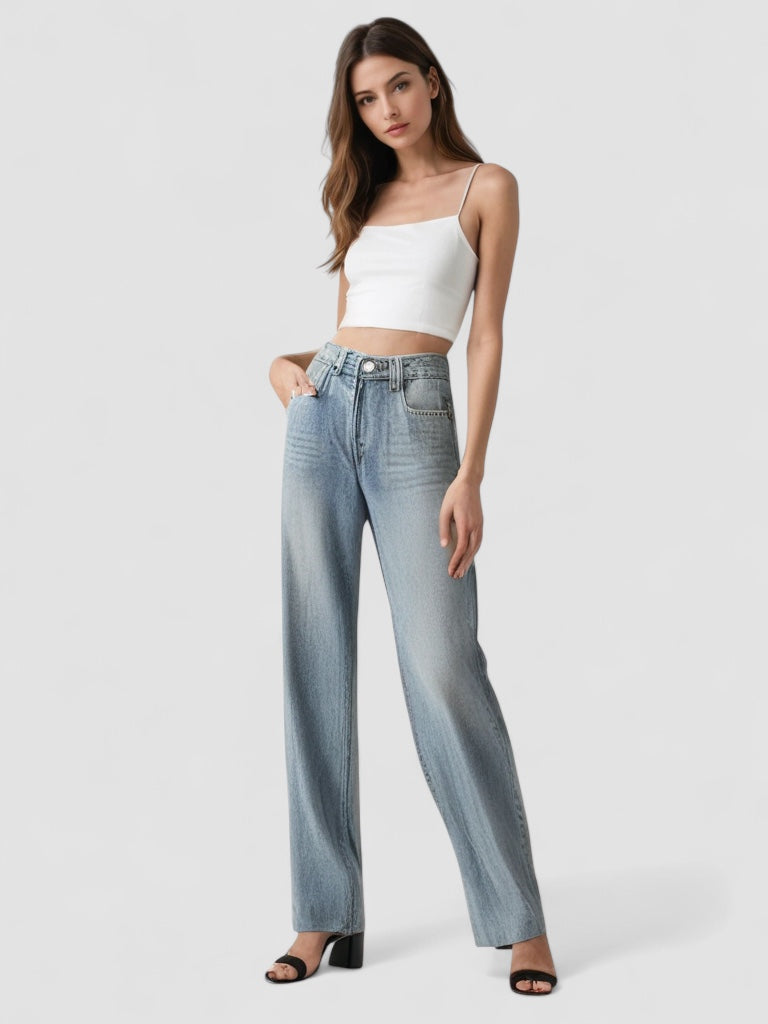 Jeans Vintage a Vita Alta