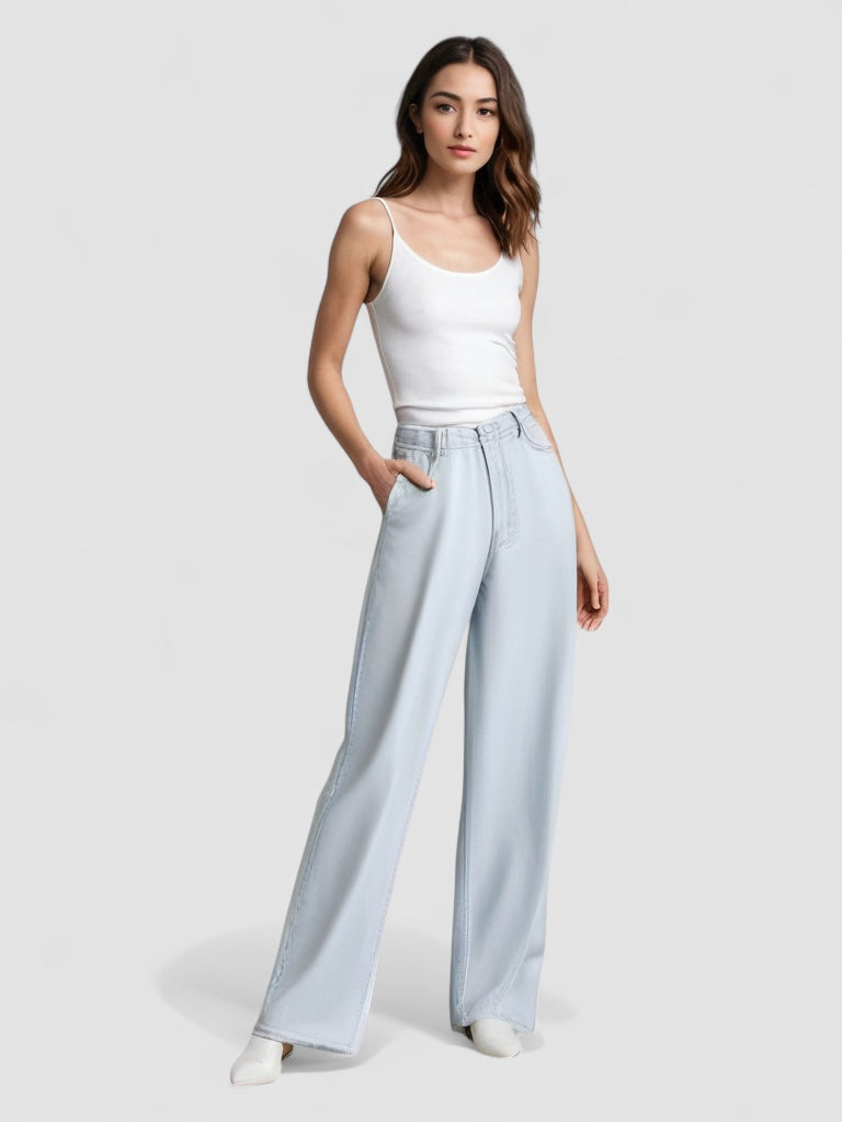 Jeans esposti Blu Ghiaccio