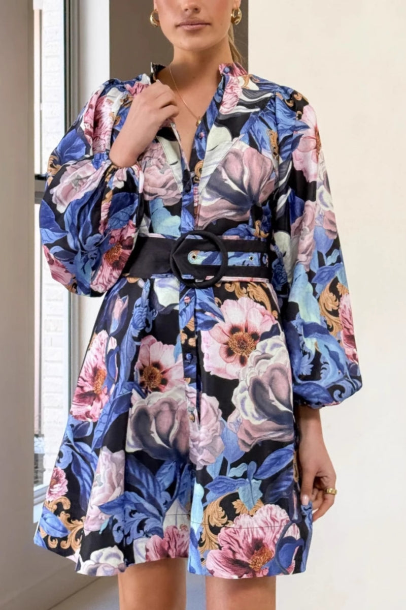 Vestito casual con cinta avvolgente
